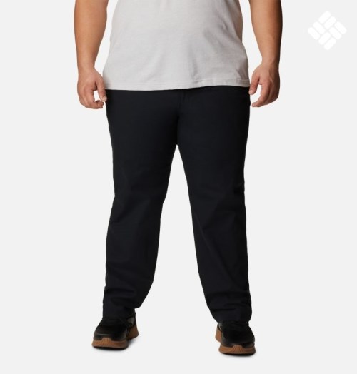 Pantaloni Columbia Flex ROC Barbati Negrii | Plus Size GIS0ZA17M